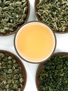 Styles of green tea