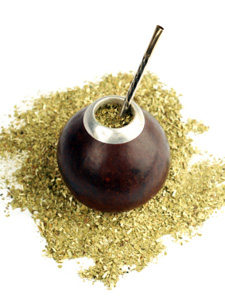 Yerba Mate in traditional gourd