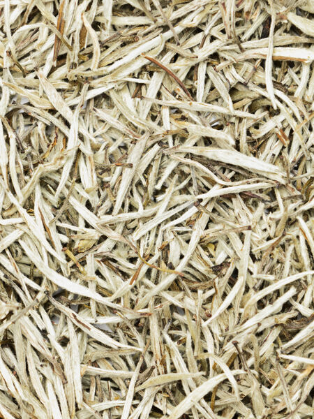 Silver Needle white tea buds.