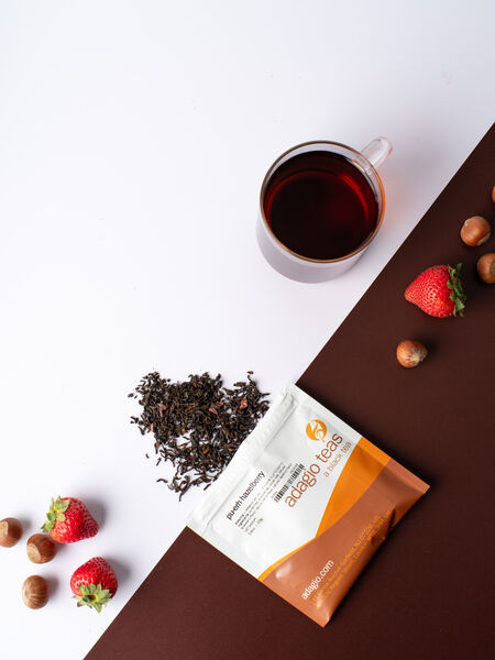 Flavored pu erh tea