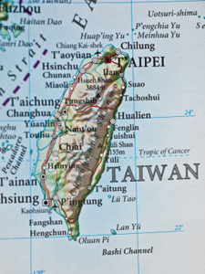 Map of Taiwan (Formosa)